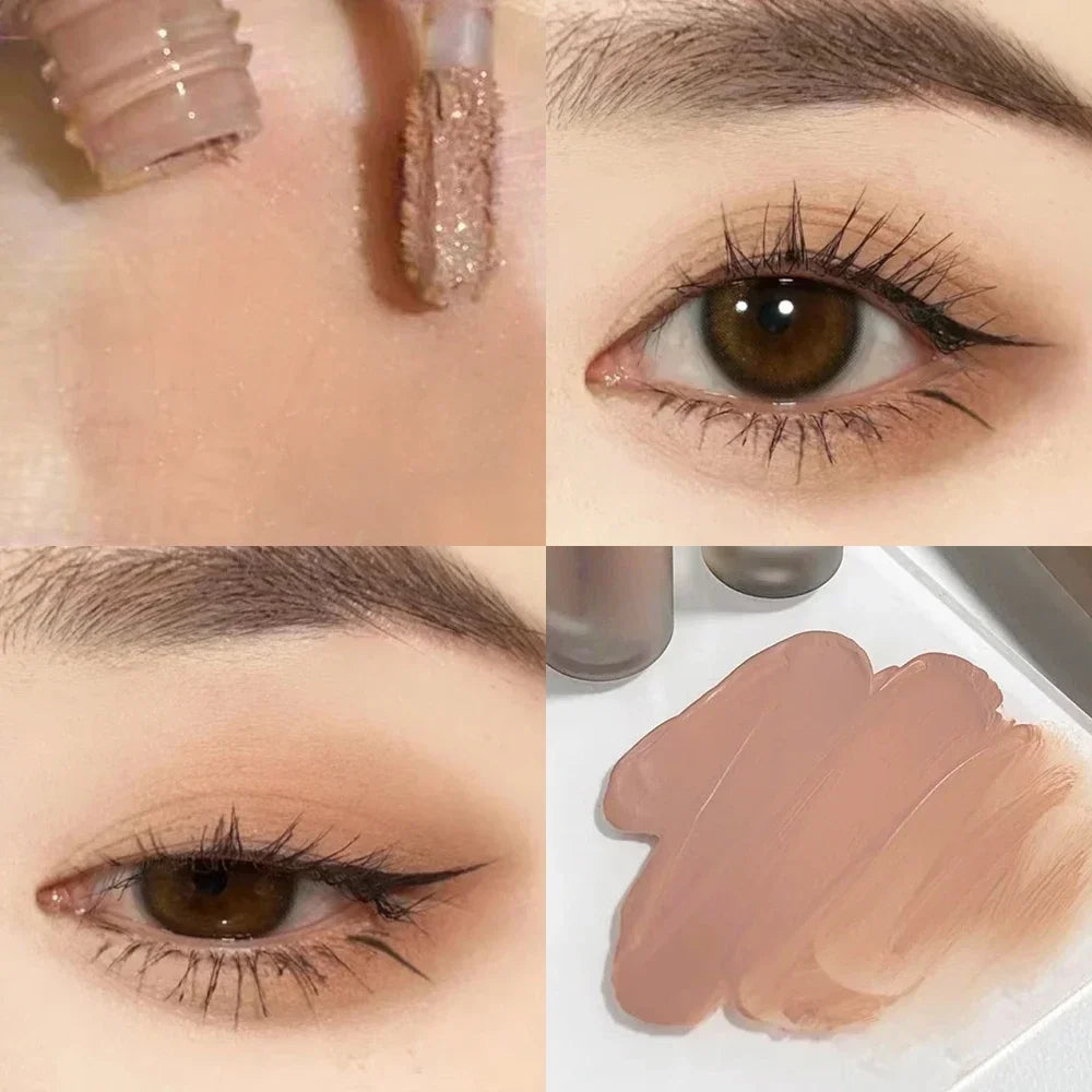 soft matte liquid eyeshadow waterproof brightening natural repair monochrome eyeshadow