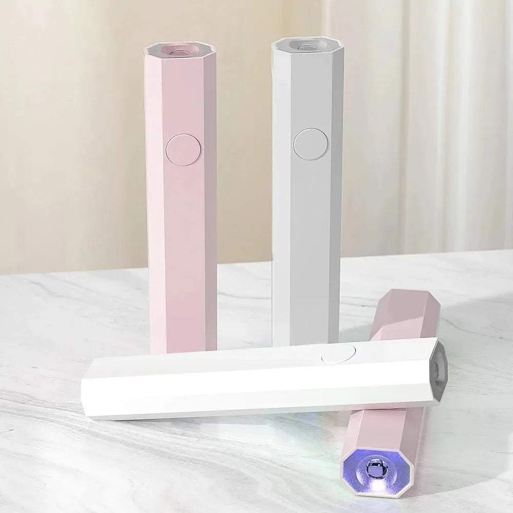 Handheld Monogram Lamp UV LED Nail Light For Curing All Gel Polish USB Rechargeable Quick Dry Manicure Machine Nail Art