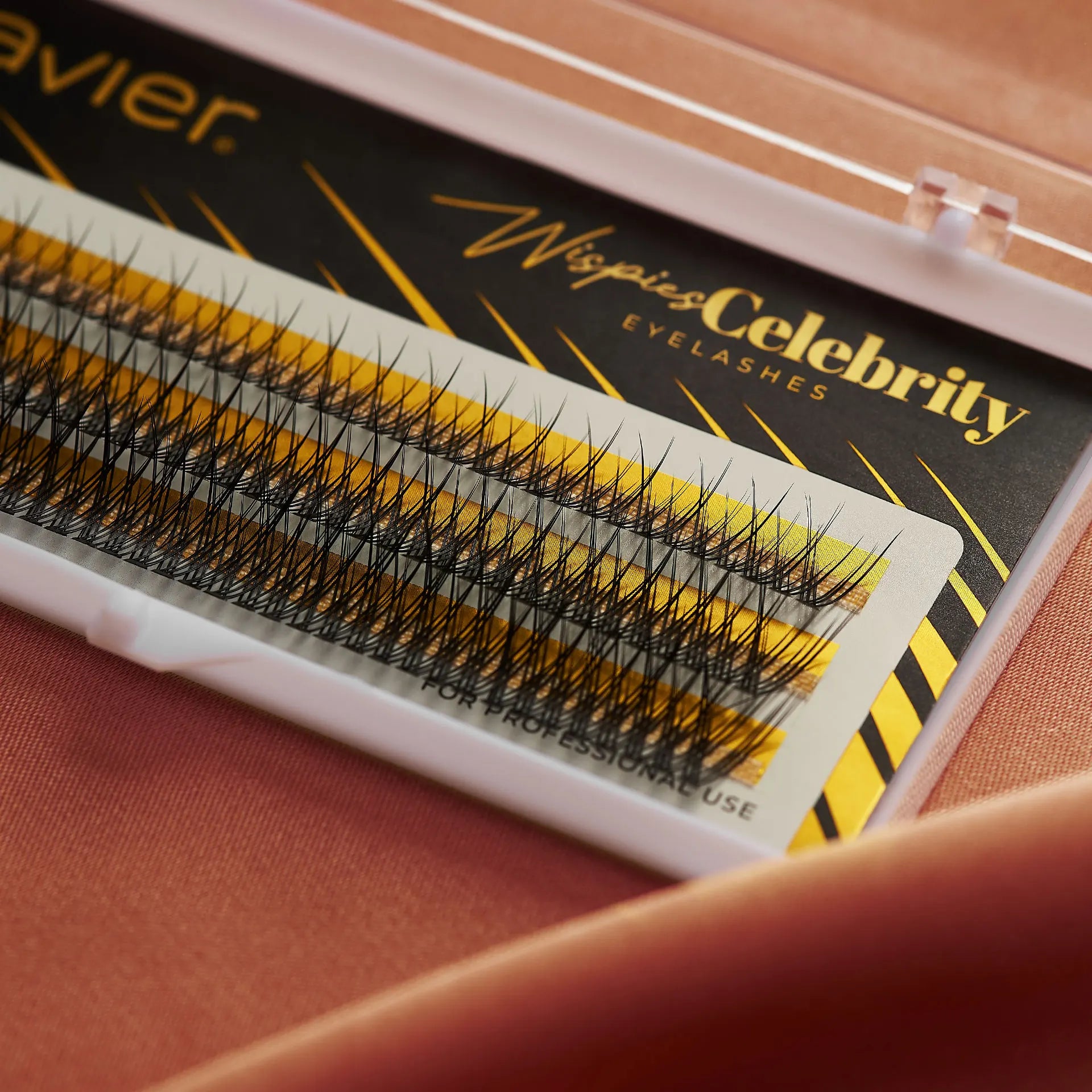 Clavier Wispies Celebrity Fluffy Cluster Eyelashes Natural Extension Lashes Light And Refined Faux Mink Lashes