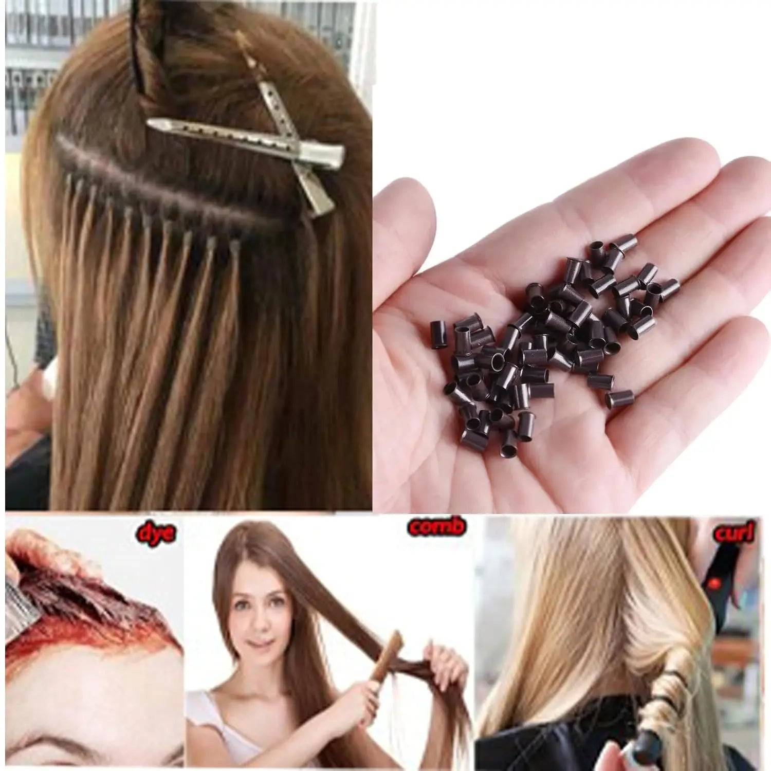 10-30Pcs Hair Care Clips Metal Steel Hairdressing Sectioning Clip Clamps Barber Hair Cut  Styling Tools Hair Root Fluffy Hairpin