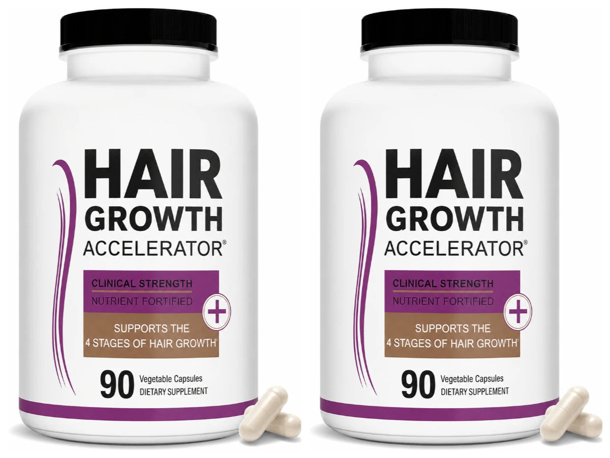 Lustriva Hair Growth Vitamins with Biotin, Marine Collagen, Saw Palmetto, Ashwagandha, Horsetail & Zinc – Thicker Hair, 90 Caps