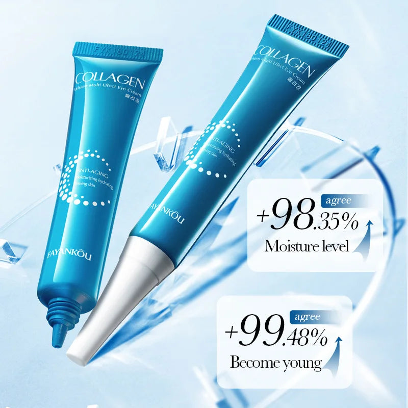 60pcs/box Crystal Collagen Eye Mask Anti Dark Circles Remove Eye Bags Firming Moisturizing Eye Patches Gel Pads Eyes Skin Care