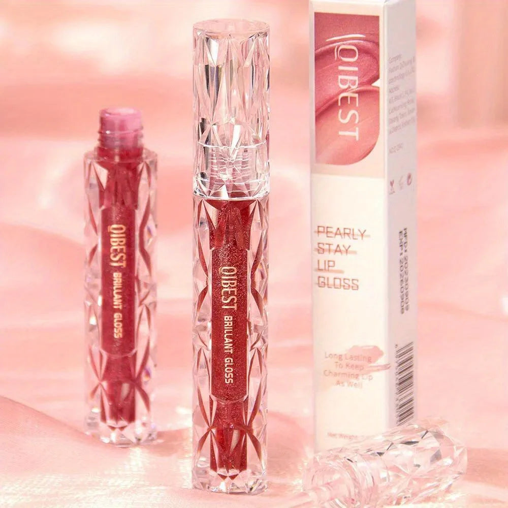 Diamond Liquid Lipstick Moisturizing Lasting Purple Sparkling Waterproof Lip Gloss Matte Glitter Lipstick Korean Makeup