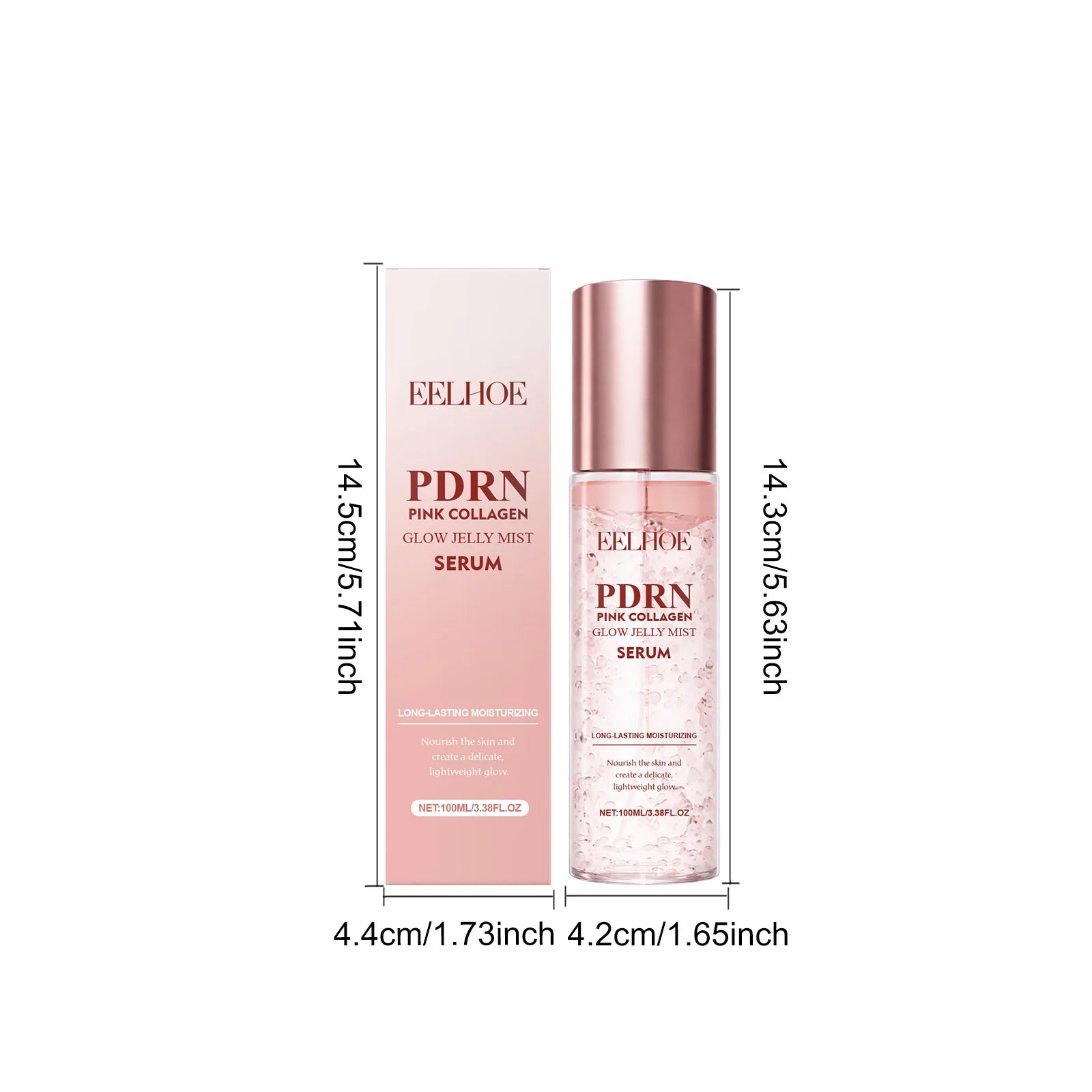 Jelly Mist Serum Collagen Brightening Essence Spray Facial Moisturizing Soothing Delicate Skin Improve Drying Skin Care