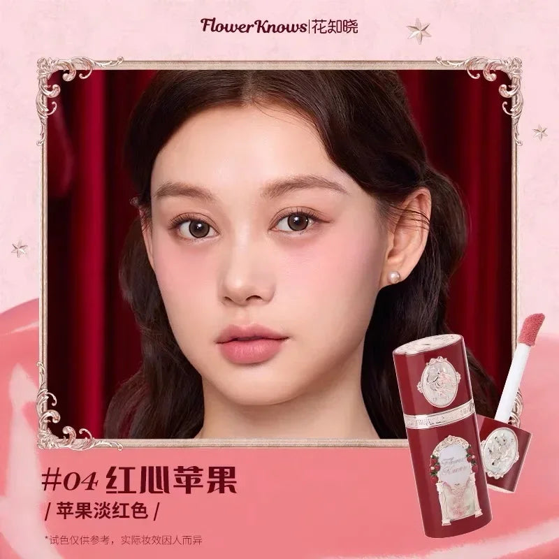 Flower Knows Swan Ballet Setting Rose Scent Loose Powder Makeup Matte Finishing Oil Control Setting Powder Make-up For Women