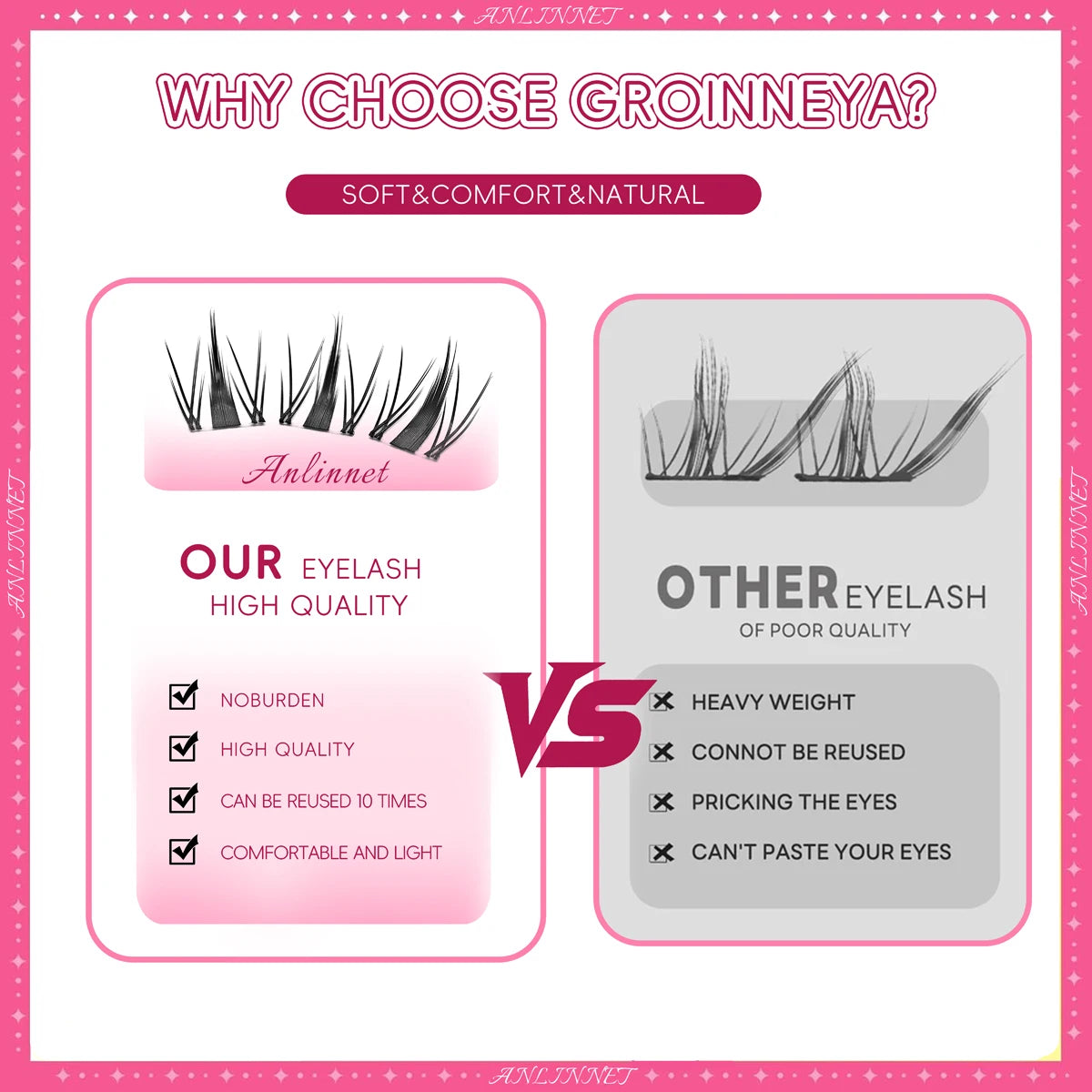 120 Cluster Individual Lash Clusters 6D Eyelashes 10-18mm Natural Look Manga Lashes Long-lasting False Eyelashes for Women Eyes
