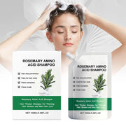 Organic Rosemary Hair Growth Shampoo Thickening Hydrolyzed Keratin Dry Frizzy Damaged Repair Moisturizing Scalp Cleaning Shampoo