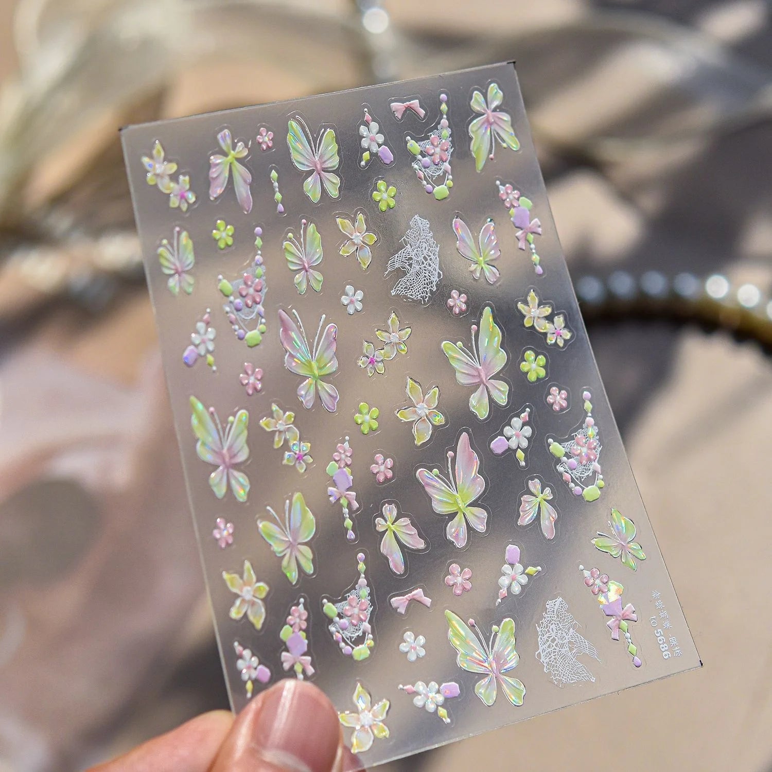 1pcs 5D Colorful Fish Starfish Coral Seaweed Shell Bubbles Ocean Nail Art Stickers Clear Jelly Tropical Fish Embossed Nail Decal