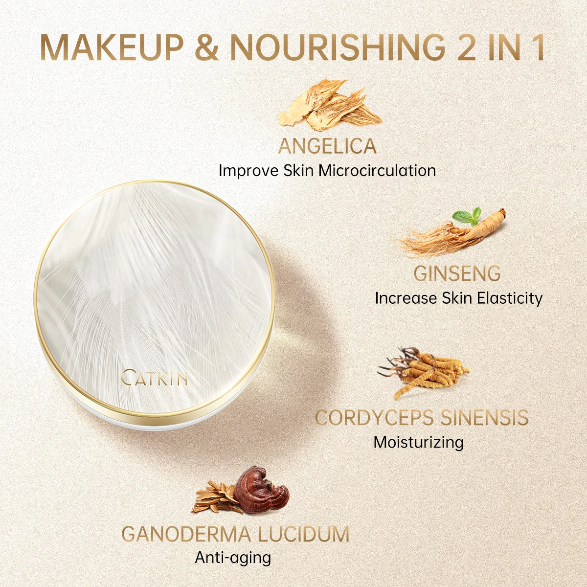 CATKIN  CHIC LUXURY LOOSE POWDER MATTE SETTING POWDER