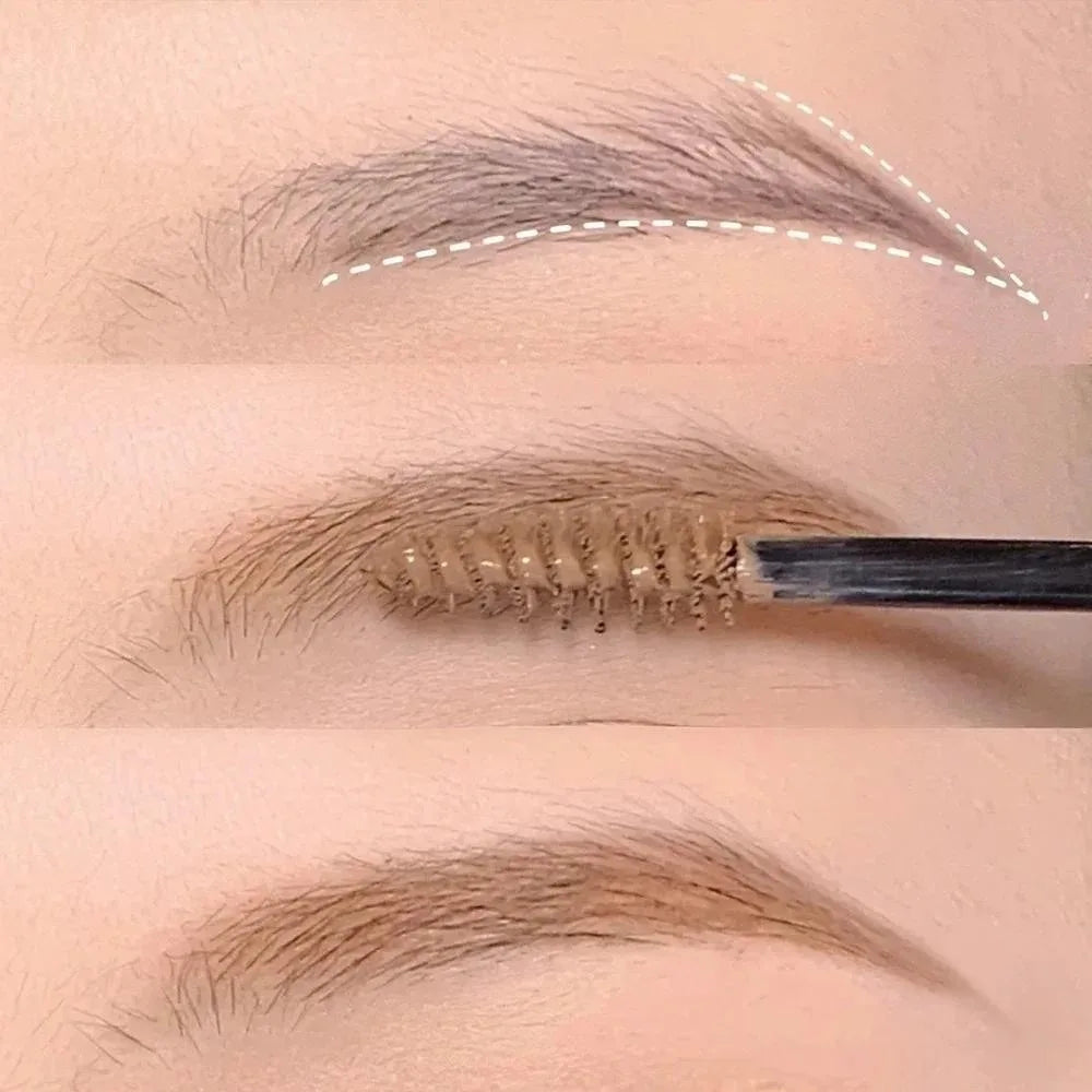 Natural Tinted Brow Mascara AIYI Waterproof Sweat Resistant Long Wear Smudge Proof Eyebrow Gel