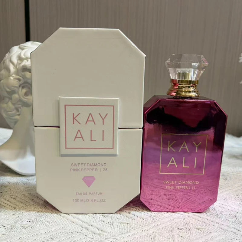 Kayali Perfume Unisex Parfum 100ml Long Lasting Floral Fruity Vanilla Candy Rock Sugar The Wedding Silk Santal Sweet Diamond 81