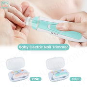 Professional Baby Electric Nail Trimmer Set, 4-Speed with LED Light & Low Noise for Safe, Not To Hurt Baby Hands