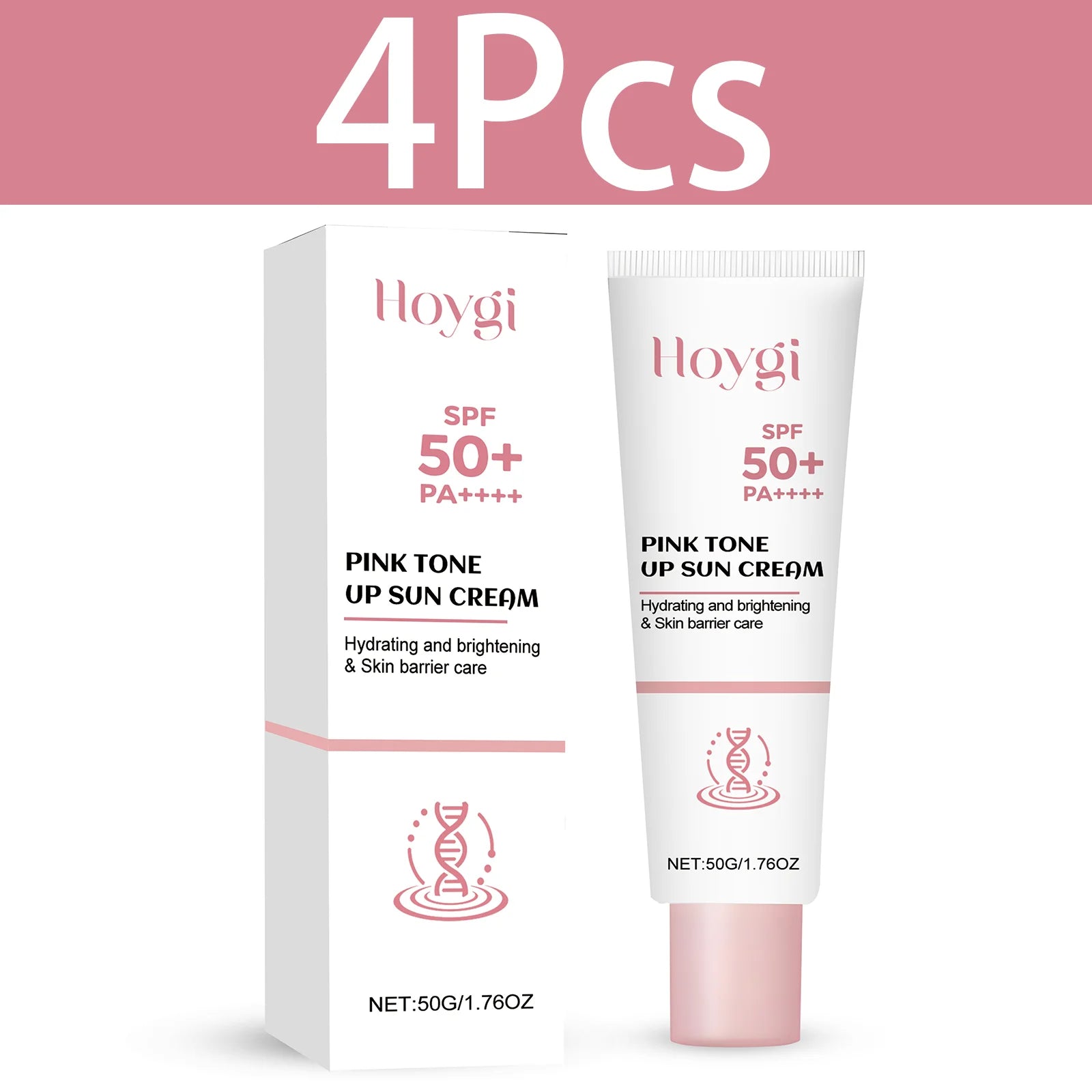 HOYGI Face Cream With Nicotinamide Brightening Skin Daily UV Protection SPF50 Sunscreen Facial Body Care Lotion Hydrating Cream