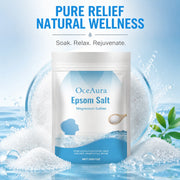 Pure Epsom Salt Magnesium Sulfate for Foot Hand Full Body Bath Soothing Relaxing Moisturizing Bath Salt Skincare