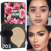 5 Colors Magic Foundation Mushroom Head Air Cushion 1PC CC Cream Concealer Moisturizing Waterproof Foundation Base Makeup Gifts