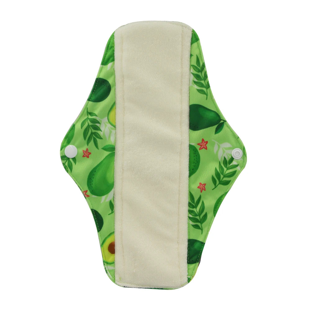 Ohbabyka Panty Liner Cloth Menstrual Pad Mama Sanitary Reusable Soft Washable Charcoal Period Napkins