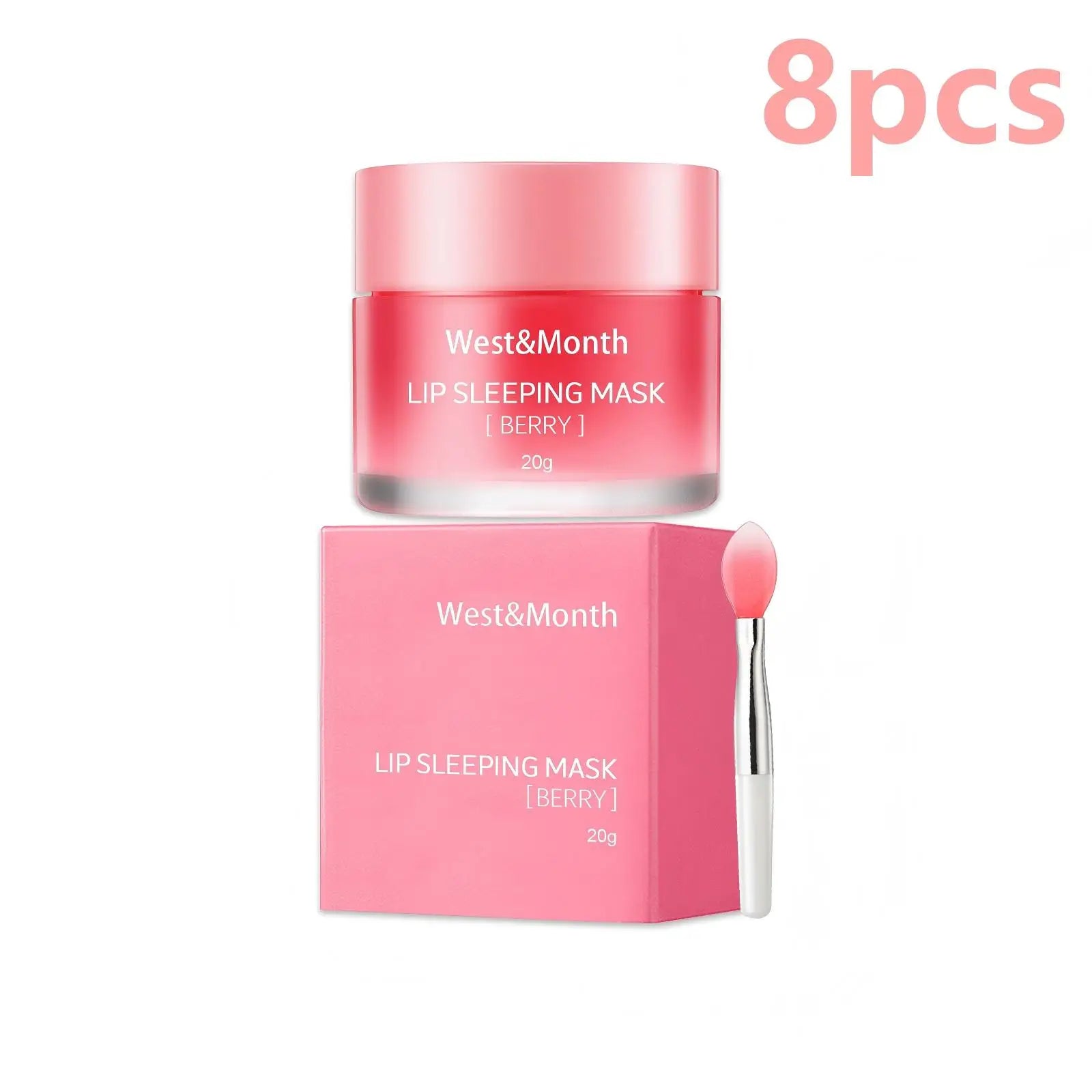 West&Month Lip Sleeping Mask Soften Cracking Lip Dead Skin Remover Dry Lips Treatment Exfoliant for Lips Nourish Jelly Lip Mask