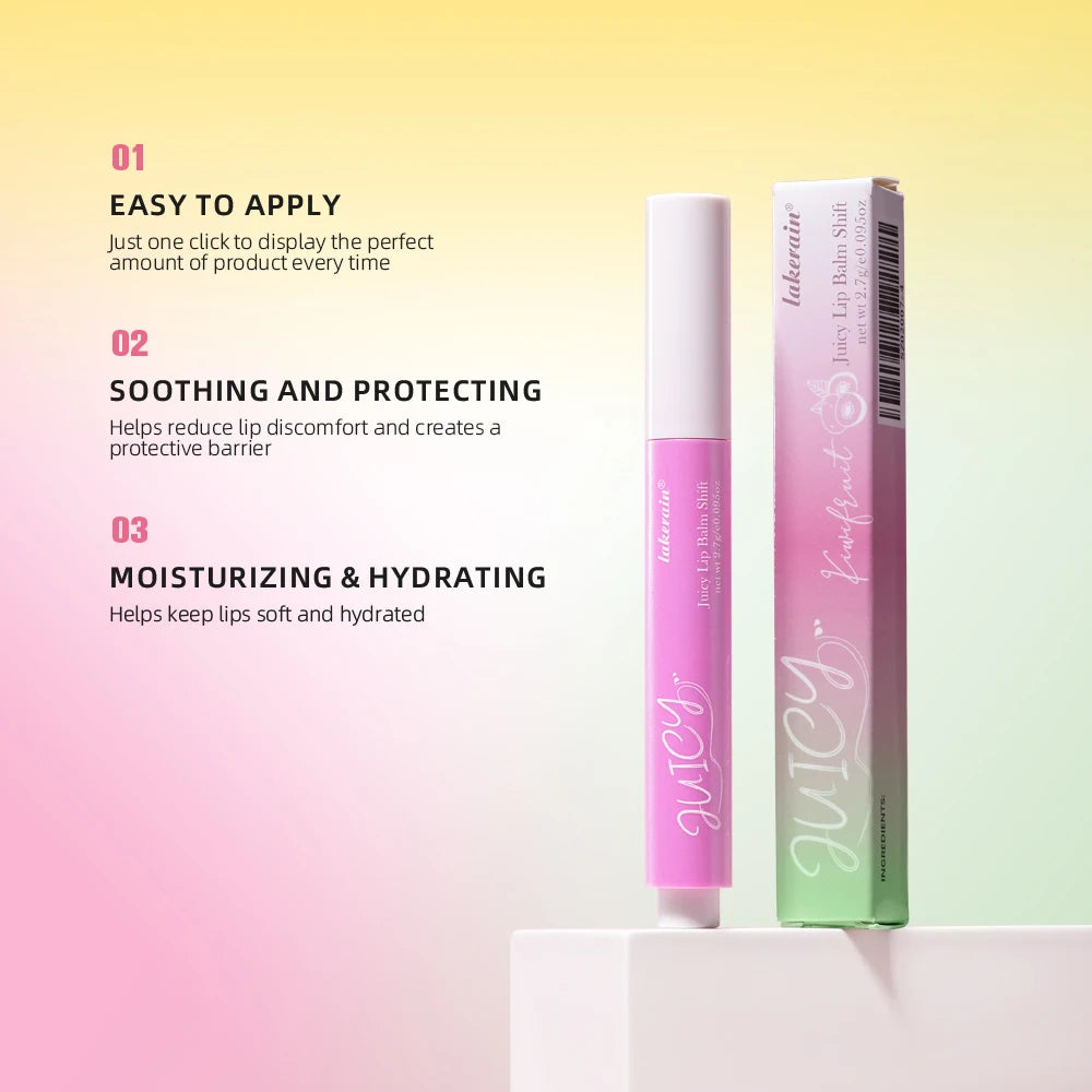 Juicy Color Changing Lip Balm Antioxidant Smooth Texture Evens Out Skin Tone Long Lasting Moisturizing Soothing Protecting Lip