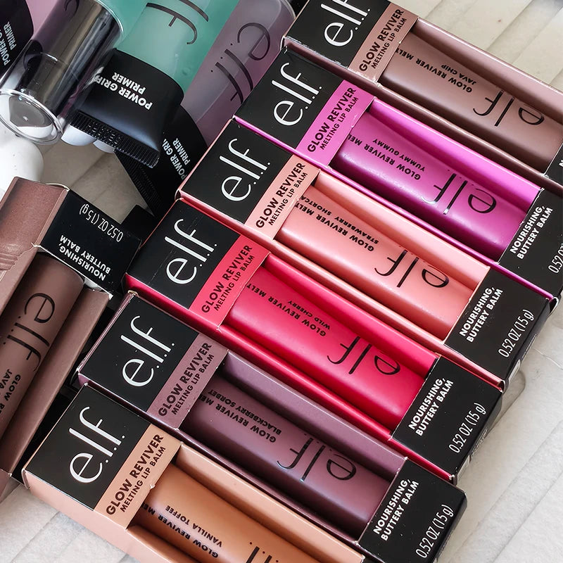 Hot Brand Elf 2Pcs Duo Set Mango-Watermelon Mint-Chocolate Bubblegum-Cherry Lip Balm Lasting Moisturizer Lip Gloss Cosmetics