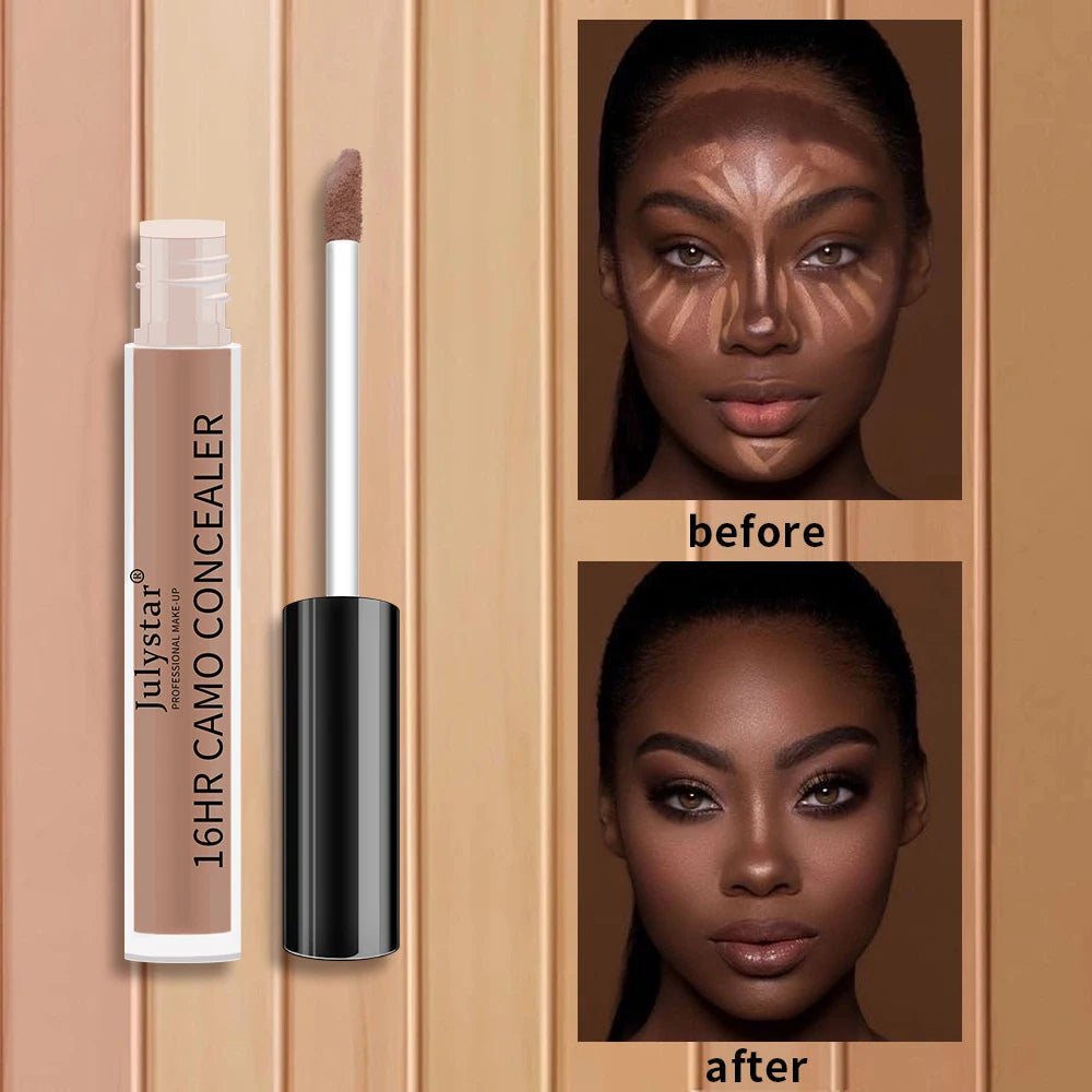 6 Colors Liquid Concealer Covering Moisturizing Control Oil Foundation Dark Circles Freckle Eyes Face Concealer Liquid Makeup