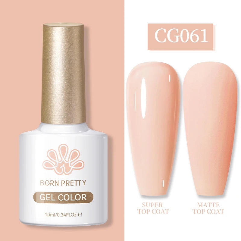 BORN PRETTY 10ML Nail Gel Polish Soak Off UV LED Semi Permanent Nail Salon Home Design French Nails Manicure Gel Nails