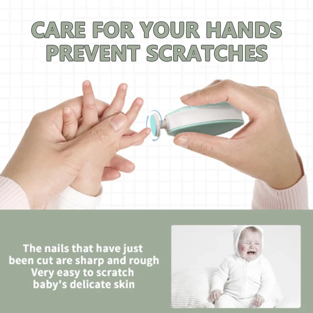 Baby Electric Nail Clippers, Children's Nail Polishing Tools, Baby Manicure Scissors, Baby Hygiene Kits, Newborn Nail Trimmers